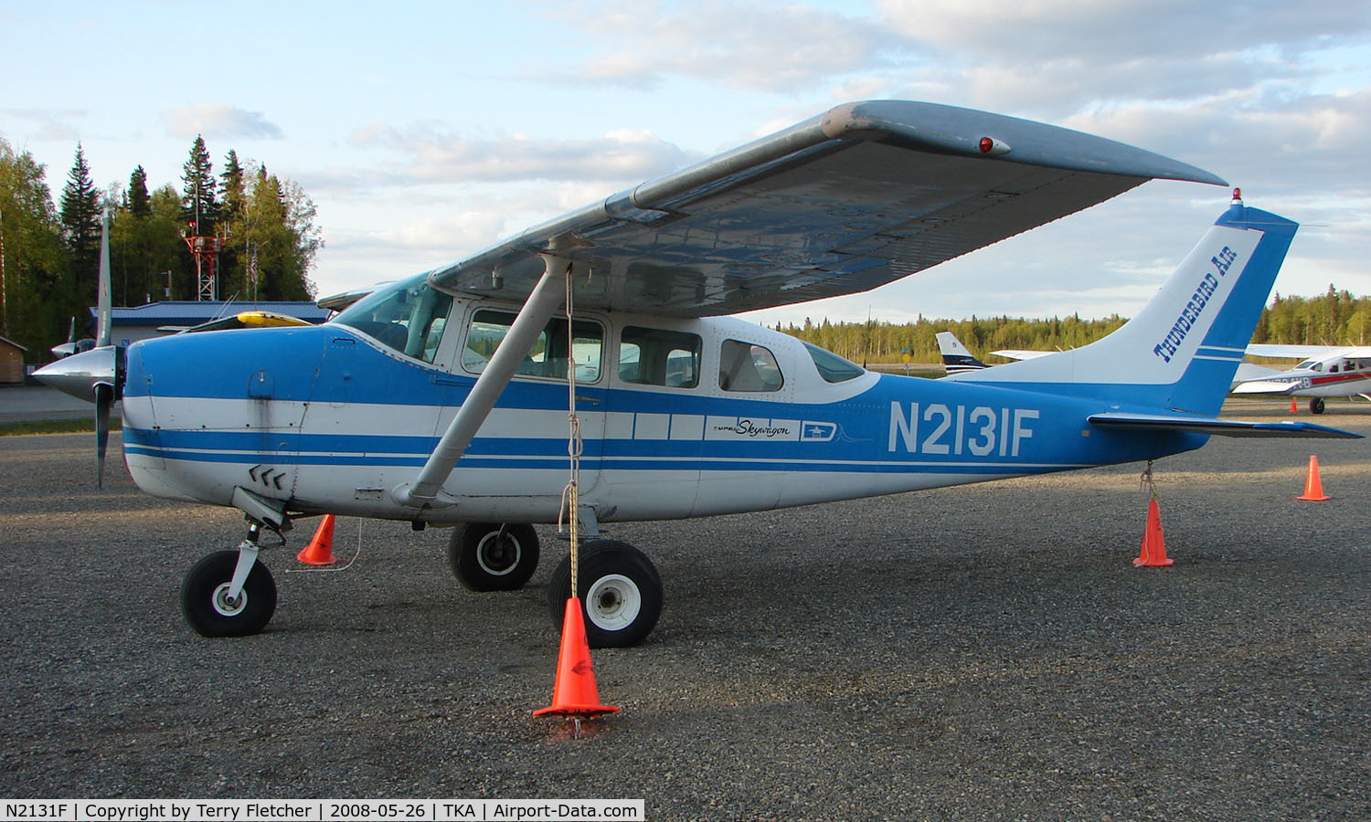 N2131F, 1964 Cessna U206 Super Skywagon C/N U206-0331, Cessna U206 of Thunderbird Air at Talkeetna