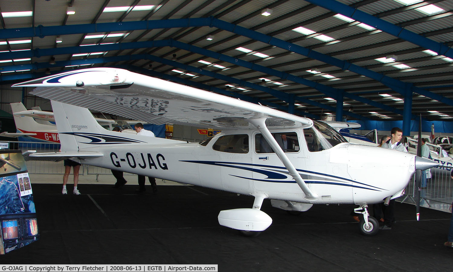 G-OJAG, 2005 Cessna 172S C/N 172S9794, Aircraft on static display at AeroExpo 2008 at Wycombe Air Park , Booker , United Kingdom