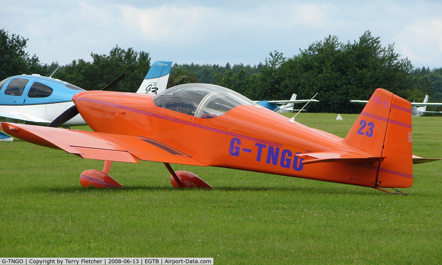 G-TNGO, 1994 Vans RV-6 C/N 21897, Visitor  during  AeroExpo 2008 at Wycombe Air Park , Booker , United Kingdom