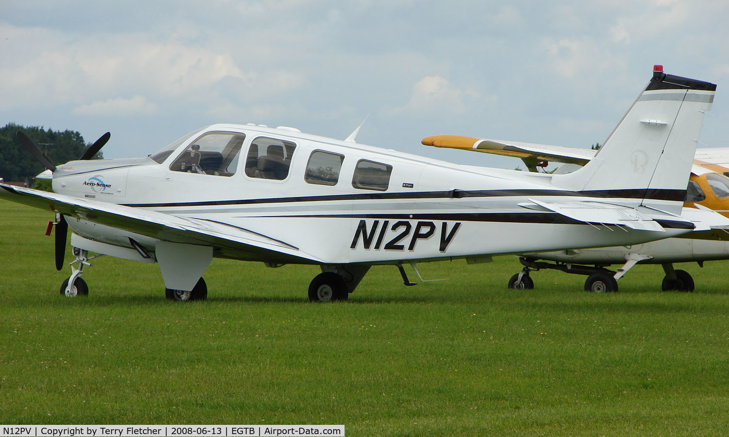 N12PV, 2007 Hawker Beechcraft Corp G36 Bonanza C/N E-3799, Visitor  during  AeroExpo 2008 at Wycombe Air Park , Booker , United Kingdom