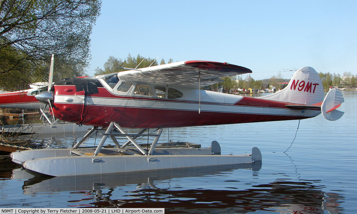 N9MT, 1949 Cessna 195 C/N 7394, 1949 Classic Cessna 195 at Lake Hood