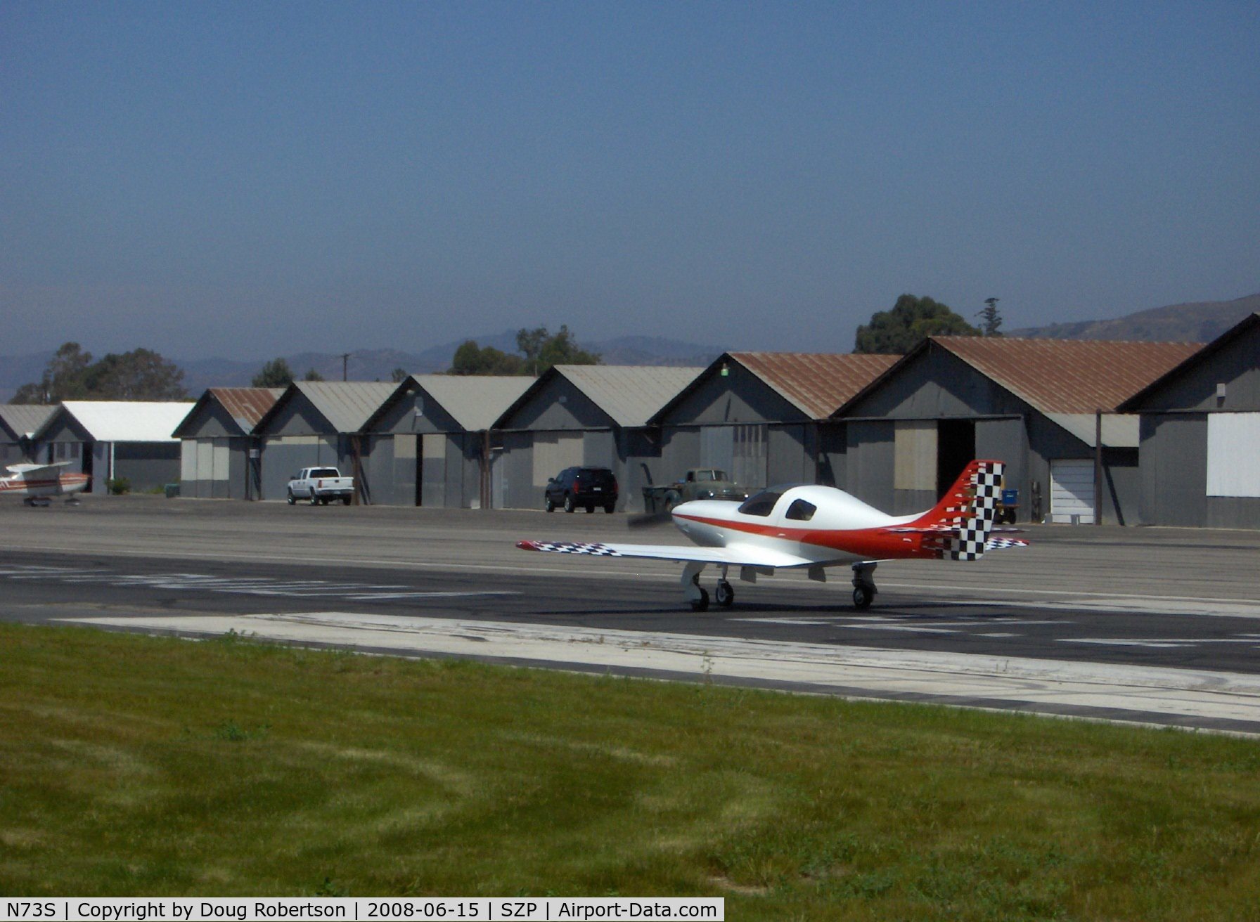 N73S, 2007 Lancair 320 C/N CS001, 2007 Schulze LANCAIR LEGACY 320, Lycoming AEIO-320-D1B 160 Hp, landing roll Rwy 22