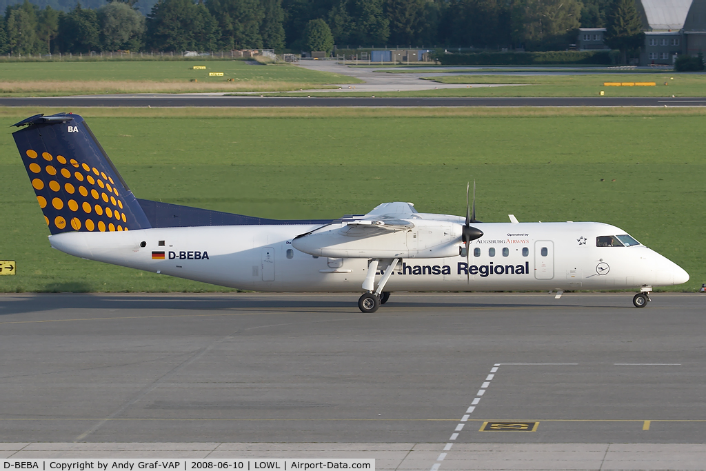 D-BEBA, 2000 De Havilland Canada DHC-8-311 Dash 8 C/N 545, Lufthansa Regional DHC 8-300