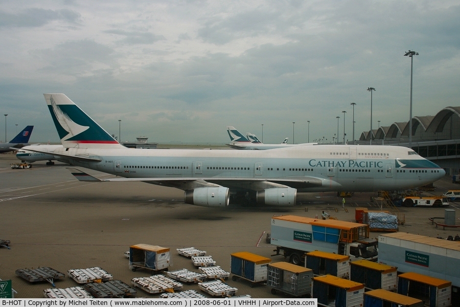 B-HOT, 1990 Boeing 747-467 C/N 24851, Cathay Pacific