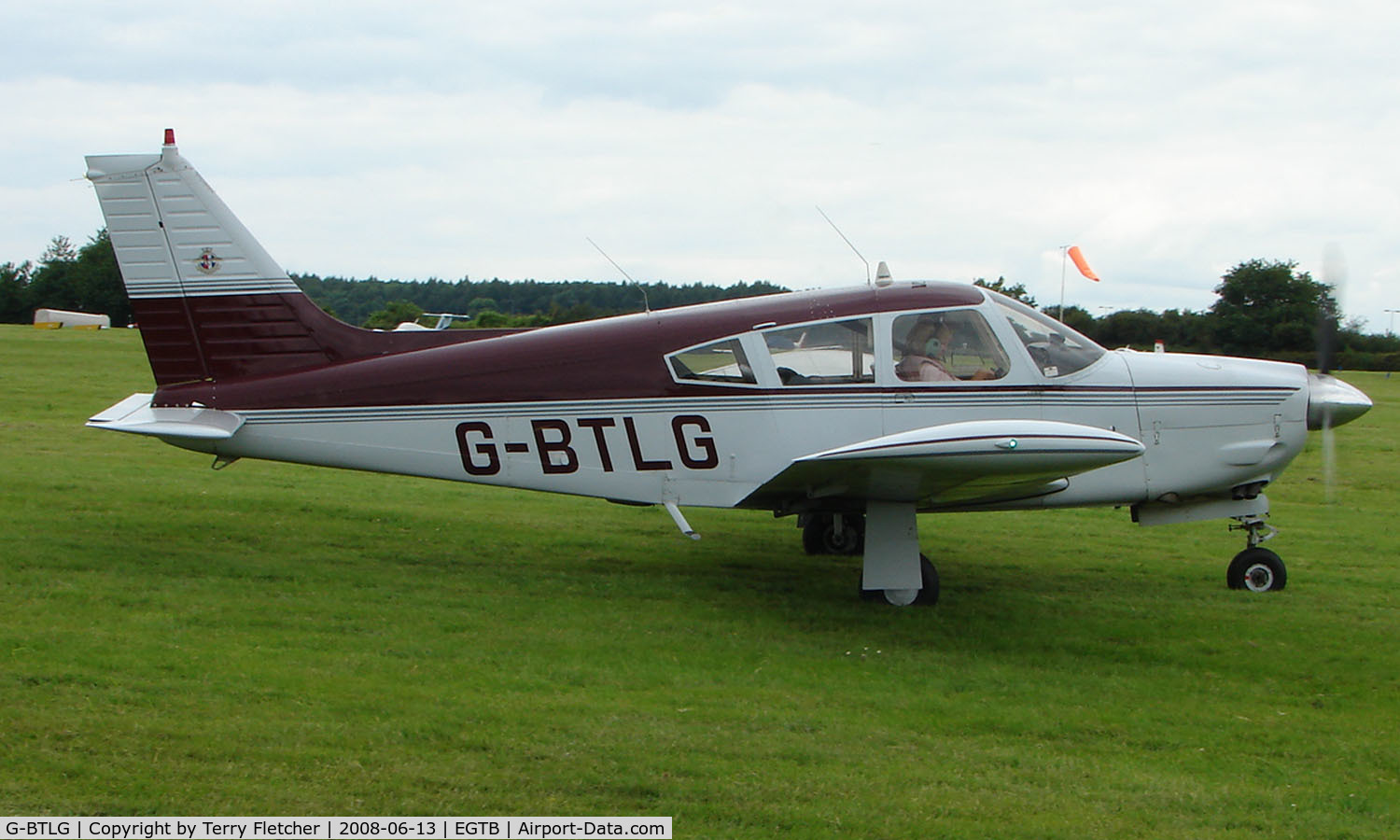 G-BTLG, 1970 Piper PA-28R-200 Cherokee Arrow C/N 28R-35811, Visitor  during  AeroExpo 2008 at Wycombe Air Park , Booker , United Kingdom