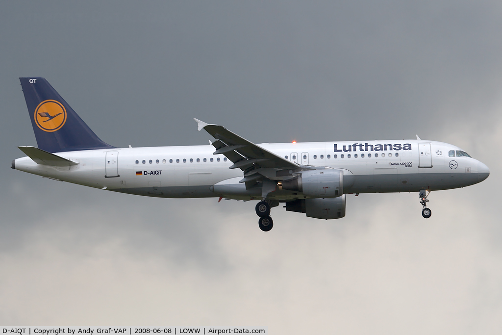 D-AIQT, 2000 Airbus A320-211 C/N 1337, Lufthansa A320