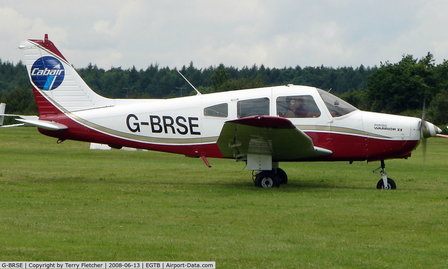 G-BRSE, 1980 Piper PA-28-161 Warrior II C/N 28-8016276, Visitor  during  AeroExpo 2008 at Wycombe Air Park , Booker , United Kingdom