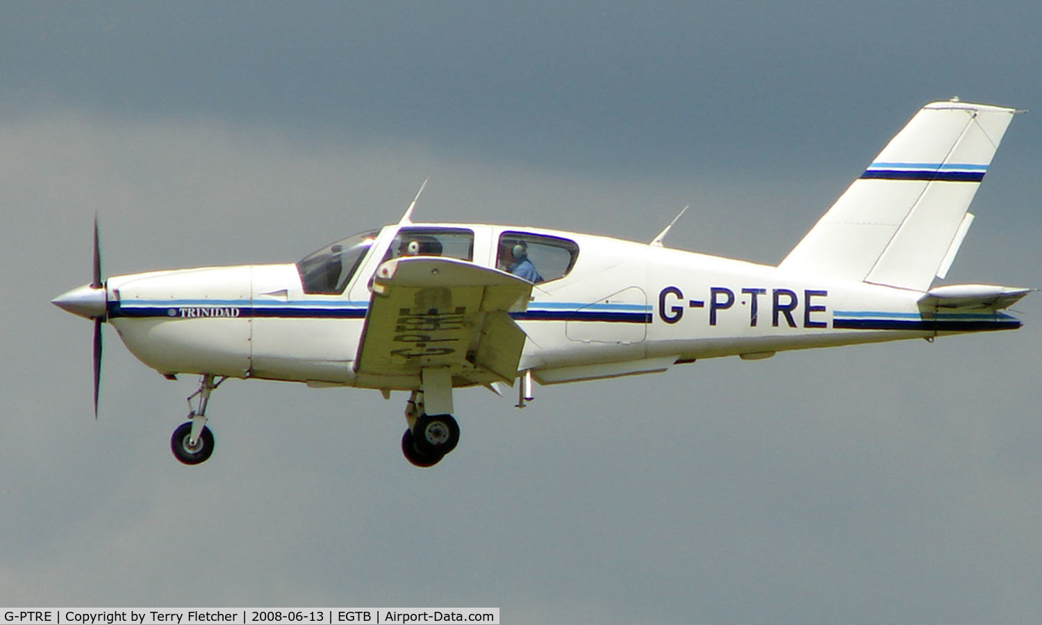 G-PTRE, 1987 Socata TB-20 Trinidad C/N 762, Visitor  during  AeroExpo 2008 at Wycombe Air Park , Booker , United Kingdom