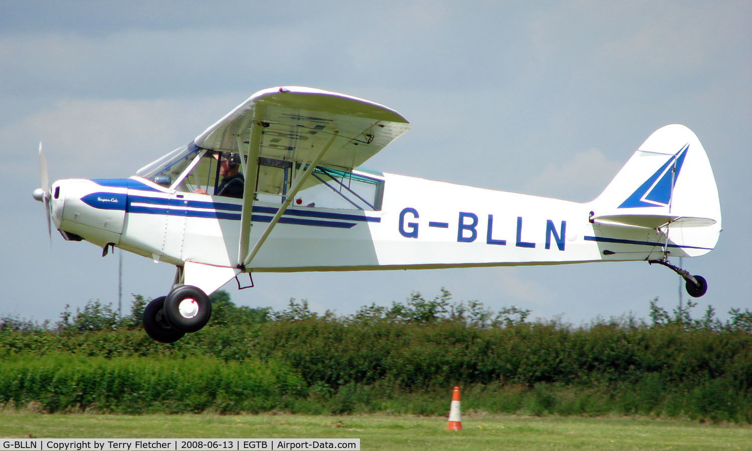 G-BLLN, 1954 Piper L-18C Super Cub C/N 18-3447, 1954 Piper Cub - Visitor  during  AeroExpo 2008 at Wycombe Air Park , Booker , United Kingdom