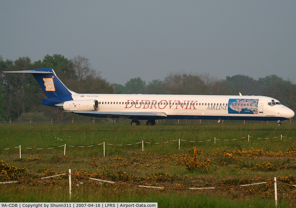 9A-CDB, 1991 McDonnell Douglas MD-83 (DC-9-83) C/N 49986, Taxiing for departure...