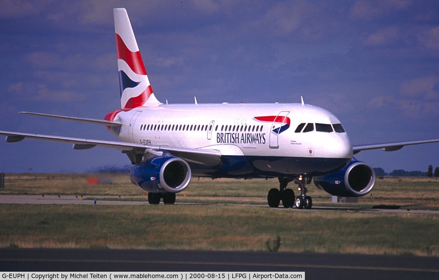 G-EUPH, 2000 Airbus A319-131 C/N 1225, British Airways