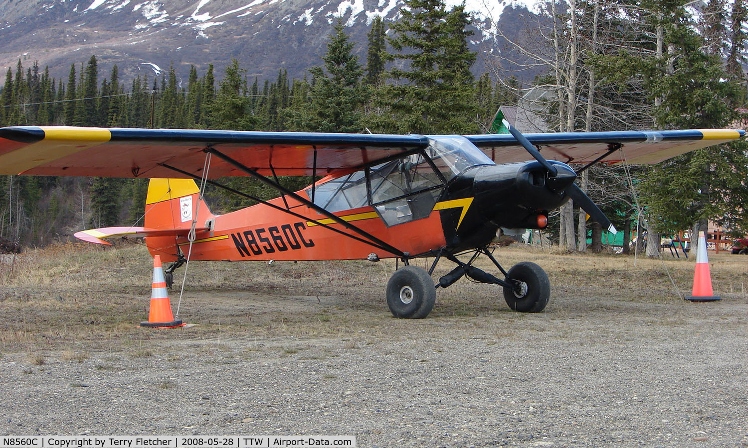 N8560C, 1953 Piper PA-18 C/N 18-2713, 1953 Piper Pa-18 of Atkins Flying Services of Cantwell AK