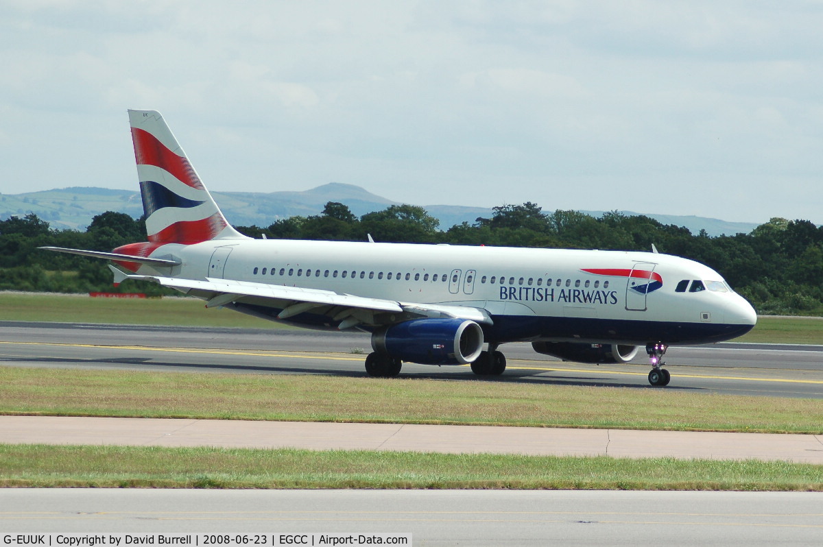 G-EUUK, 2002 Airbus A320-232 C/N 1899, British Airways - Taxiing