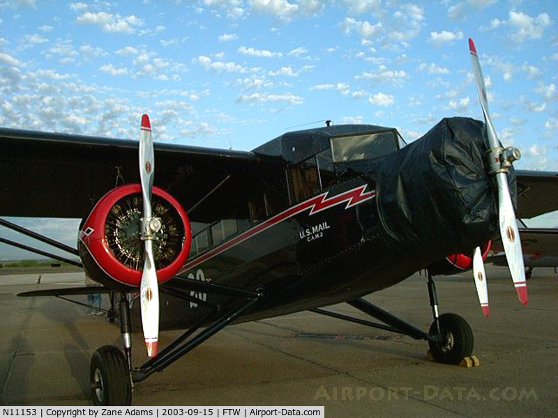 N11153, 1931 Stinson SM-6000-B C/N 5021, National Air Tour stop at Ft. Worth Meacham Field - 2003