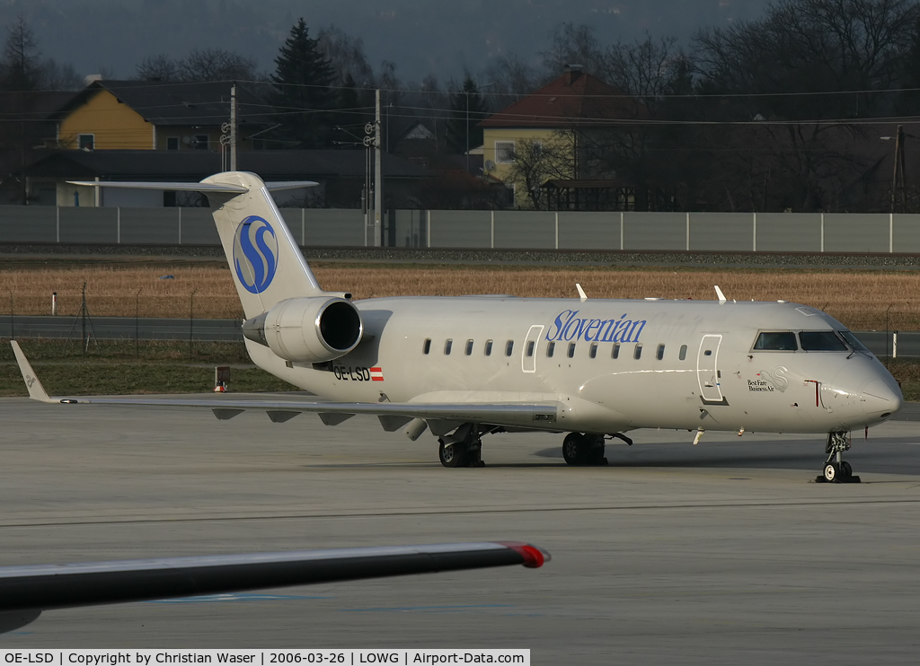 OE-LSD, 1999 Canadair CRJ-200ER (CL-600-2B19) C/N 7329, Slovenian Spirit