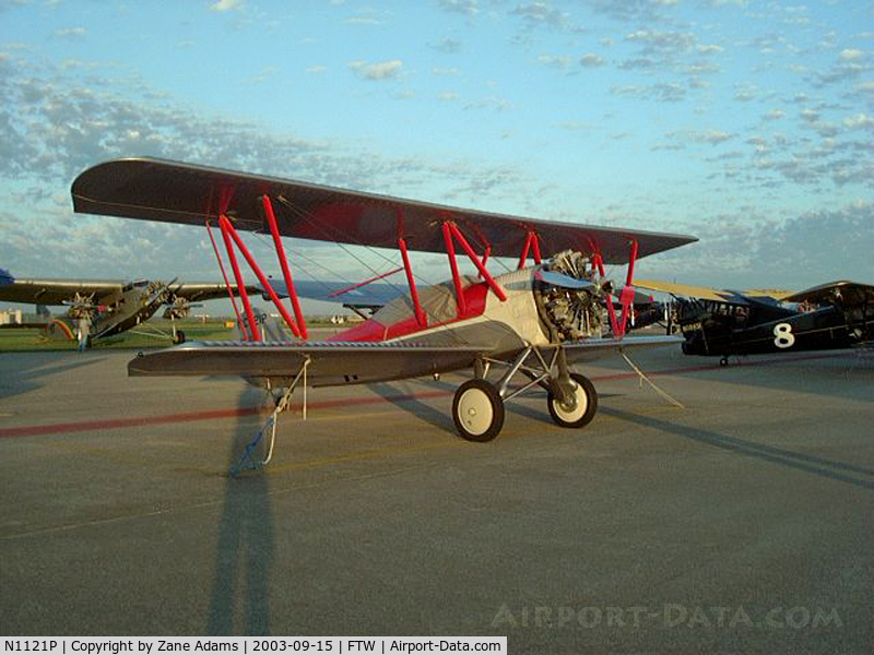 N1121P, 1929 Alexander Eaglerock A-2 C/N 663, National Air Tour stop at Ft. Worth Meacham Field - 2003