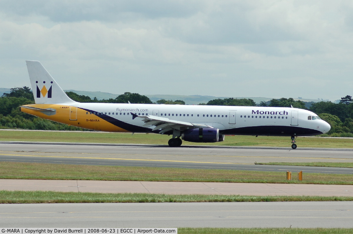 G-MARA, 1999 Airbus A321-231 C/N 983, Monarch - Landing