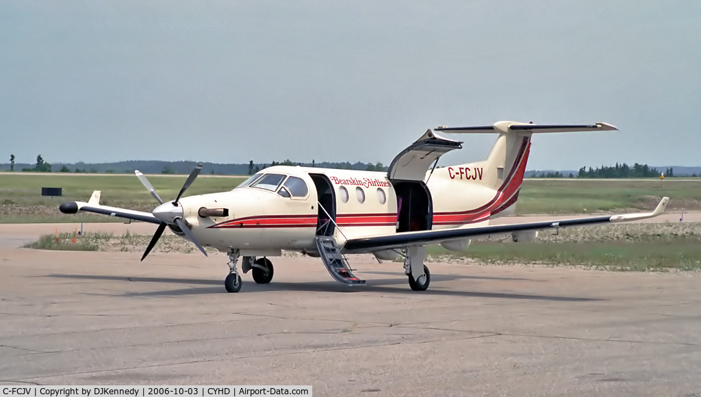 C-FCJV, 1998 Pilatus PC-12/45 C/N 240, With Bearskin Lake Airlines paint