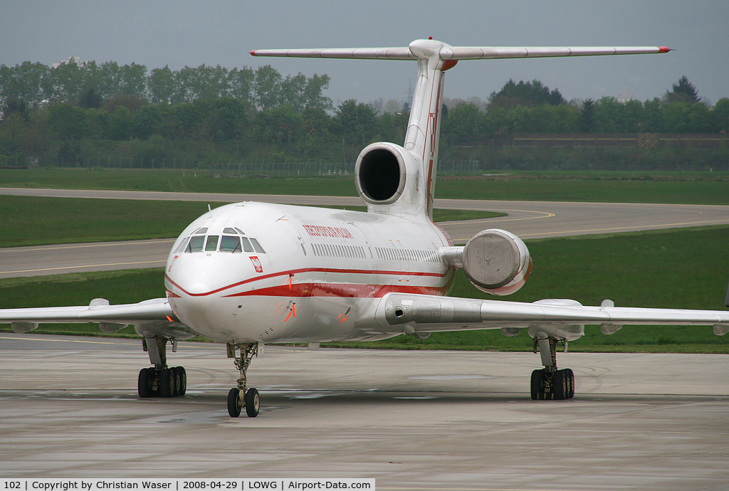 102, 1990 Tupolev Tu-154M C/N 90A862, Poland Government TU-154M