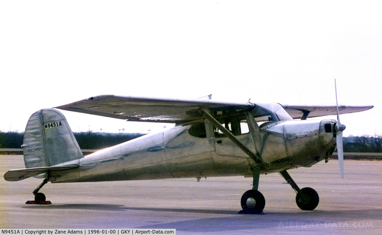 N9451A, 1953 Cessna 140A C/N 15463, At Arlington Municipal
