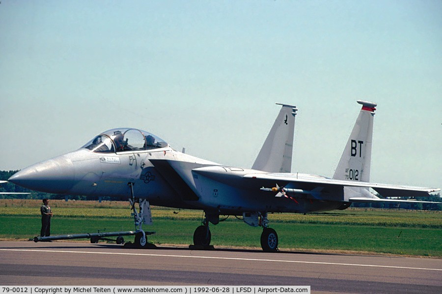 79-0012, 1979 McDonnell Douglas F-15D Eagle C/N 0609/D023, 22nd FS / 36th FW