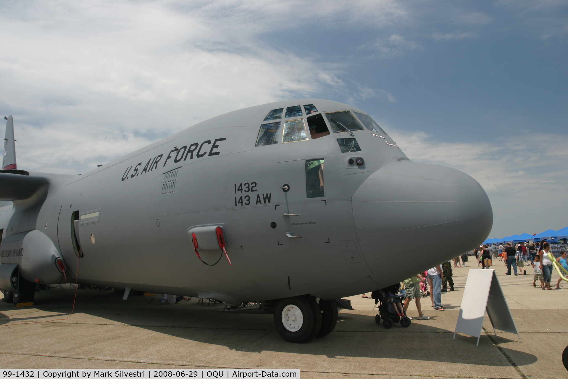 99-1432, 1999 Lockheed Martin C-130J-30 Super Hercules C/N 382-5518, Quonset Point 2008 - C-130J