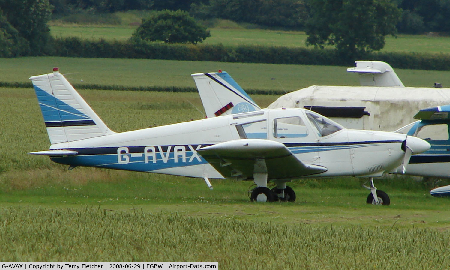 G-AVAX, 1966 Piper PA-28-180 Cherokee C/N 28-3798, Piper Pa-28-180 on a sunny Sunday afternoon at Wellesbourne