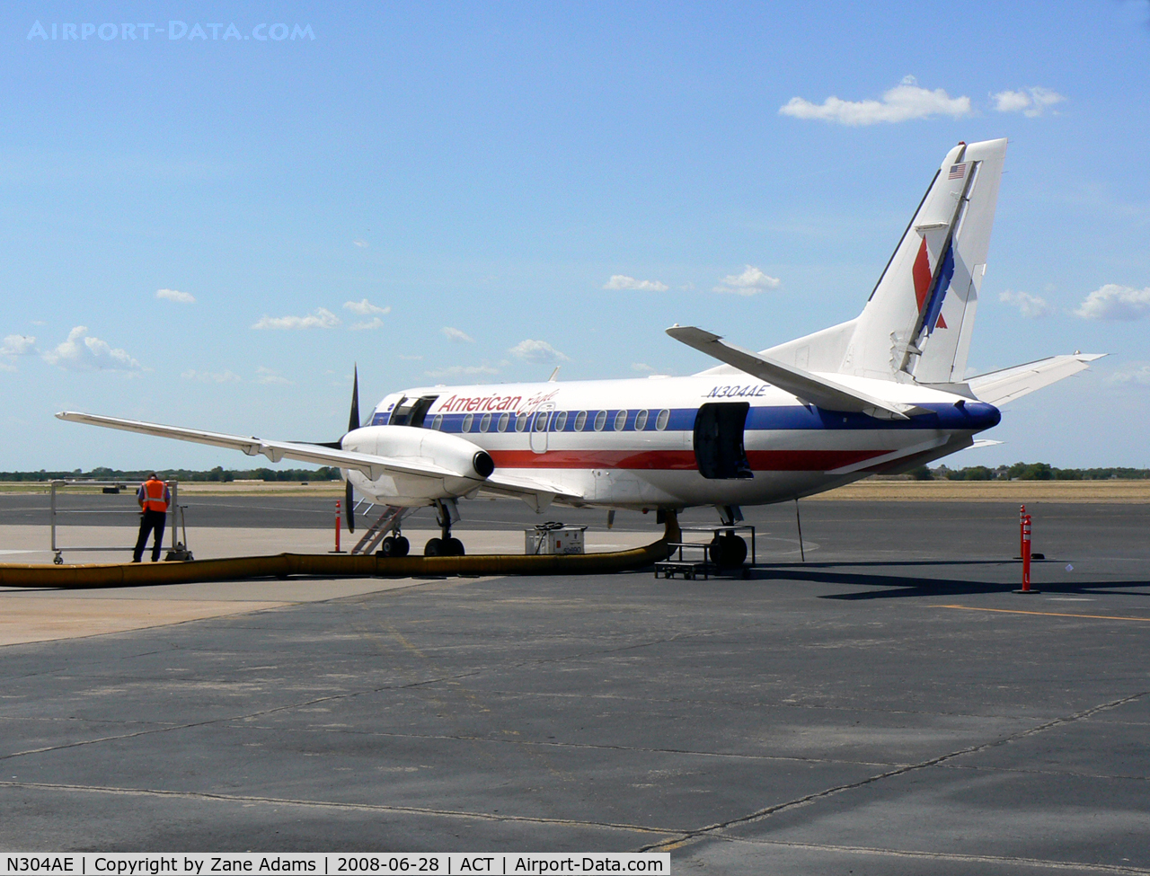 N304AE, 1992 Saab 340B C/N 340B-304, American Eagle at Waco Regional