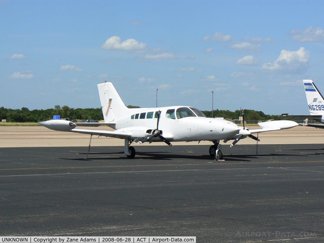 UNKNOWN, , Unmarked Cessna 421 at Waco Regional