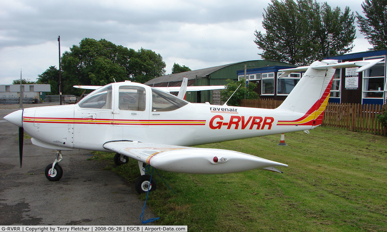 G-RVRR, 1979 Piper PA-38-112 Tomahawk Tomahawk C/N 38-79A0199, Ravenair's Tomahawk at Barton