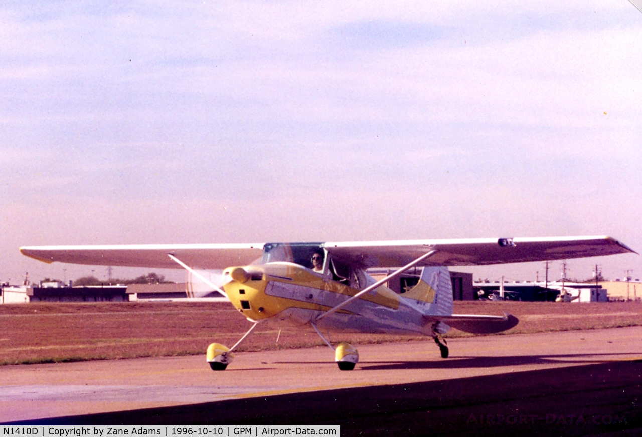 N1410D, 1951 Cessna 170A C/N 19993, At Grand Prairie Municipal