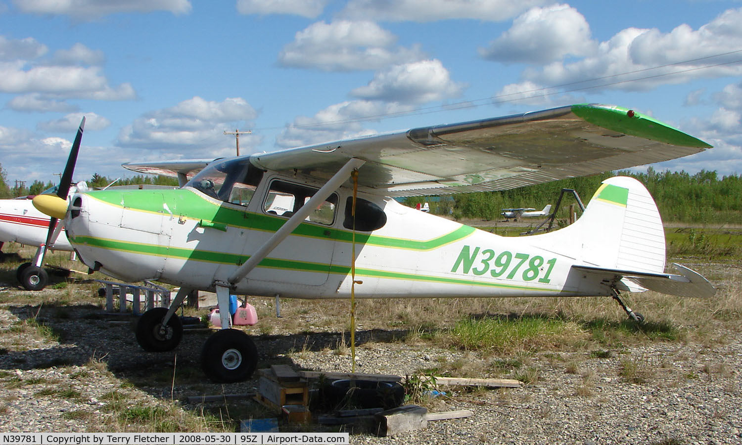 N39781, Cessna 170B C/N 25723, Cessna 170b at Bradley Skyranch , North Pole , AK