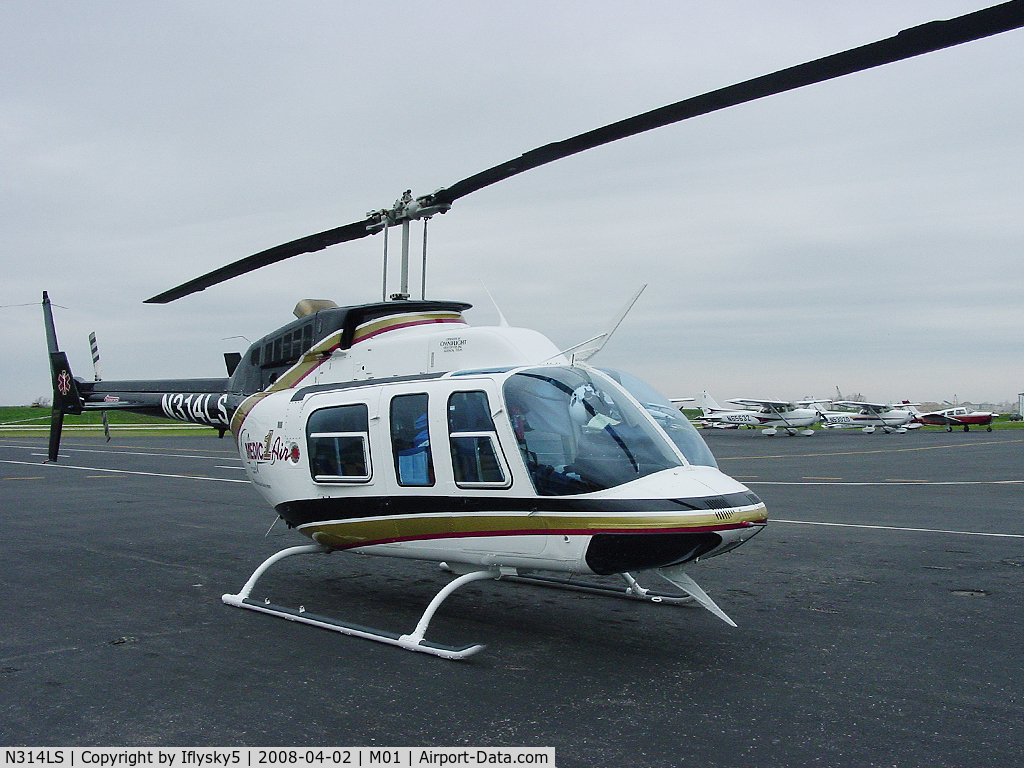 N314LS, 1982 Bell 206L-3 LongRanger III C/N 51006, N314LS Bell 206L-3 MedicAir 1