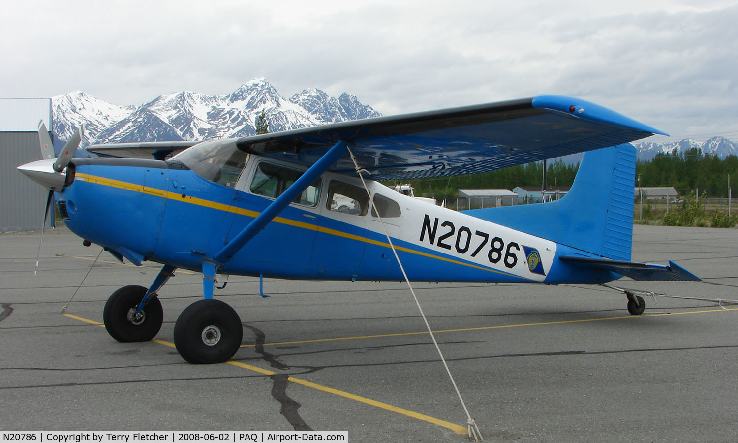 N20786, 1976 Cessna A185F Skywagon 185 C/N 18503042, Cessna 185F at Palmer AK