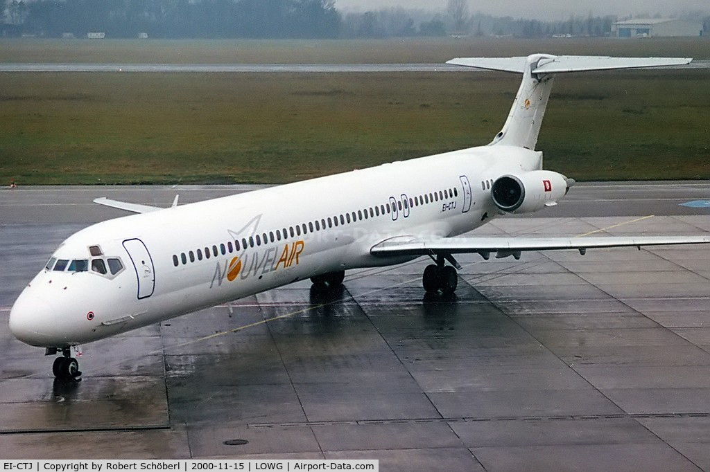 EI-CTJ, 1993 McDonnell Douglas MD-82 (DC-9-82) C/N 53147, Noevel Air is now operating with Airbus 320/321