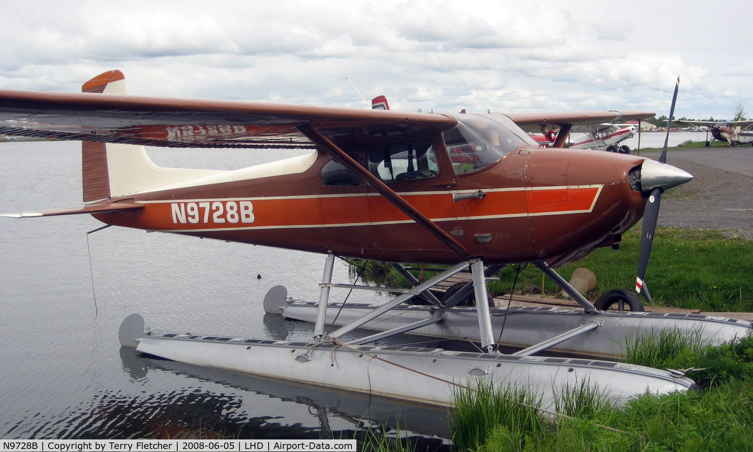 N9728B, 1957 Cessna 180A C/N 50026, Cessna 180A at Lake Hood