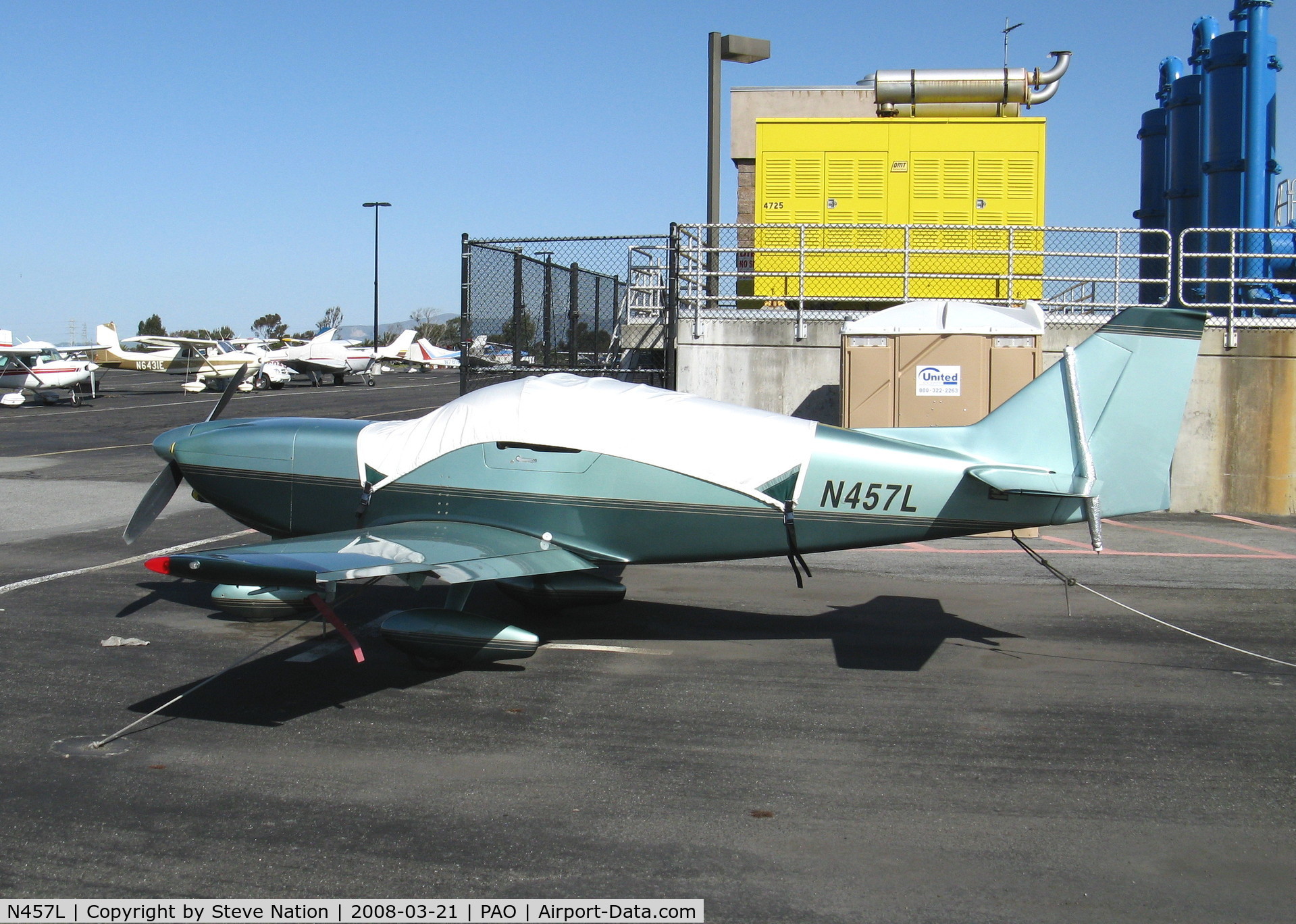 N457L, 1997 Stoddard-Hamilton Glasair Super II-S FT C/N 2352, 1997 Madlung Craig GLASSAIR SPR II S FT with cockpit covered @ Palo Alto, CA