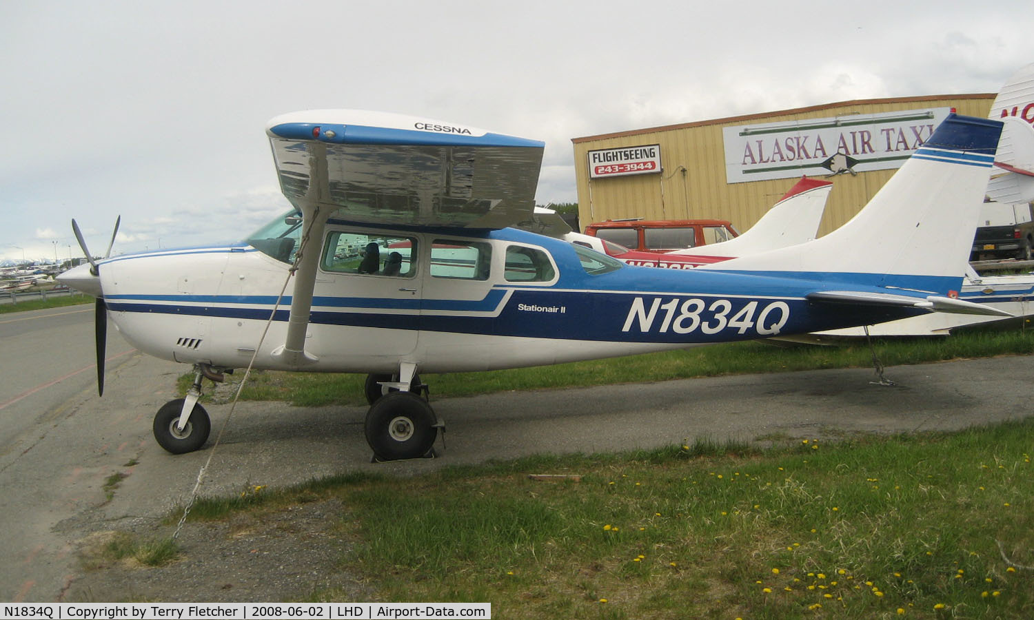 N1834Q, 1975 Cessna U206F Stationair C/N U20602941, Cessna U206F at Lake Hood