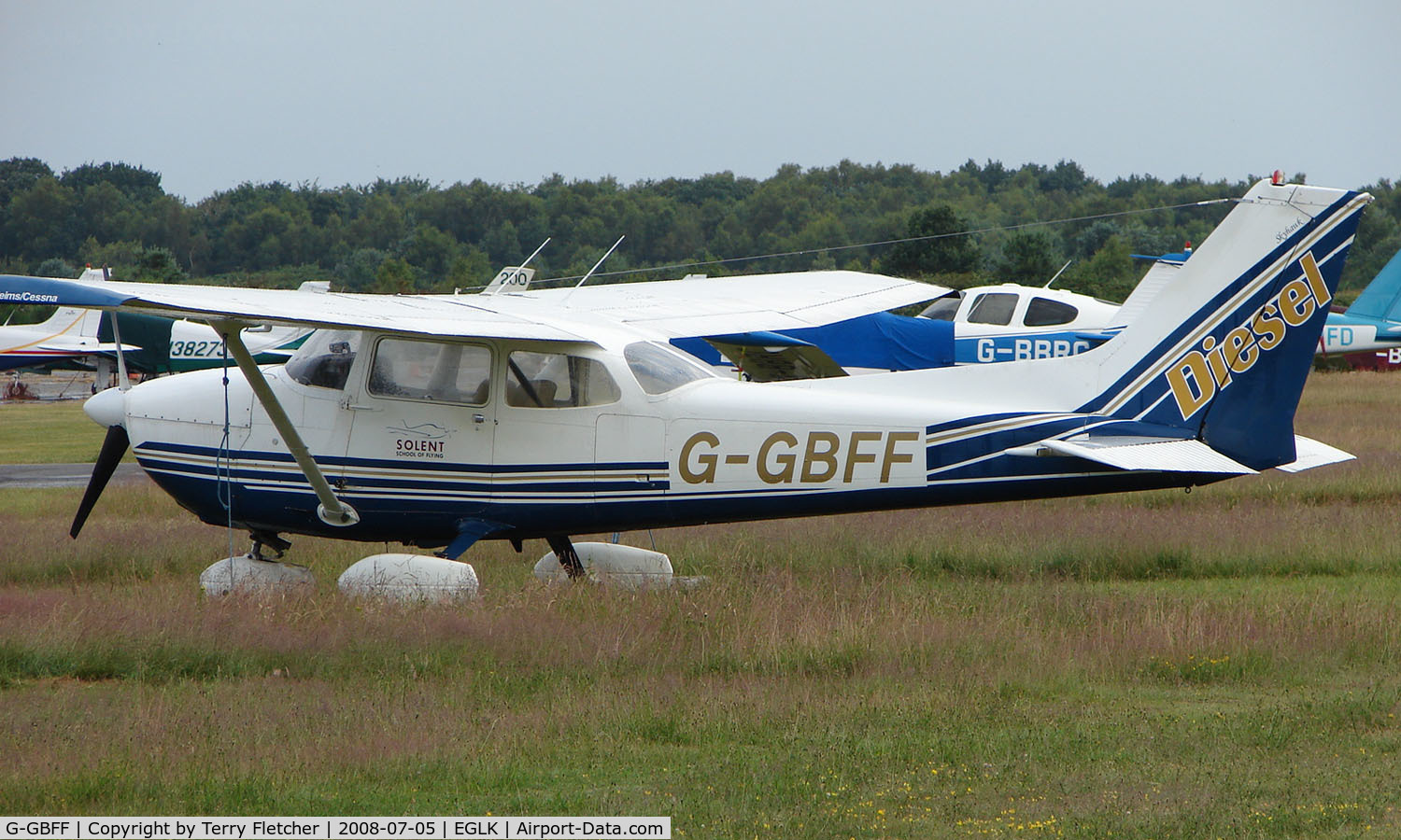 G-GBFF, 1977 Reims F172N Skyhawk C/N 1565, Cessna F172N at Blackbushe