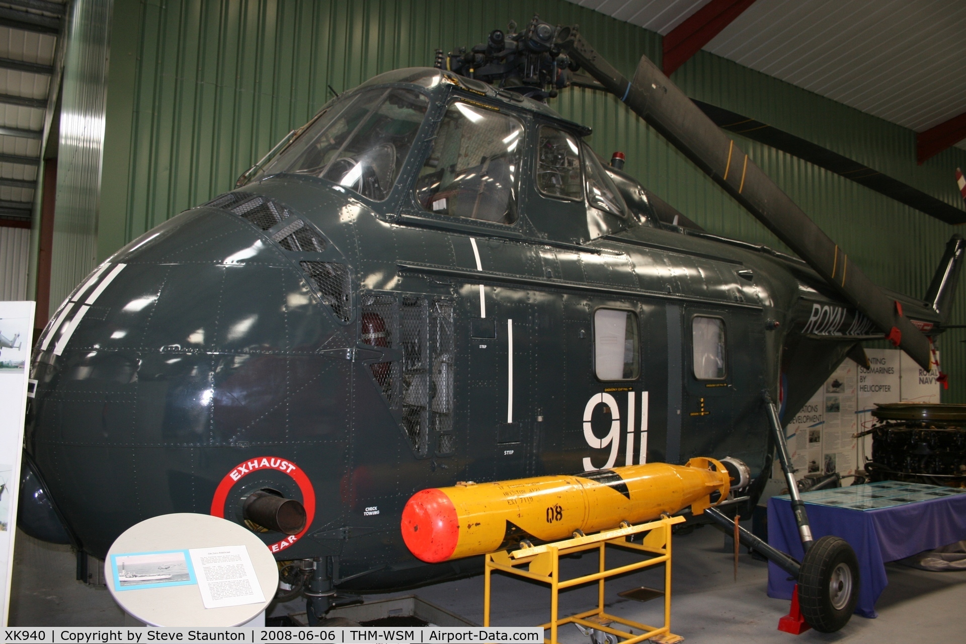 XK940, 1957 Westland Whirlwind HAS.7 C/N WA167, Taken at the Helicopter Museum (http://www.helicoptermuseum.co.uk/)