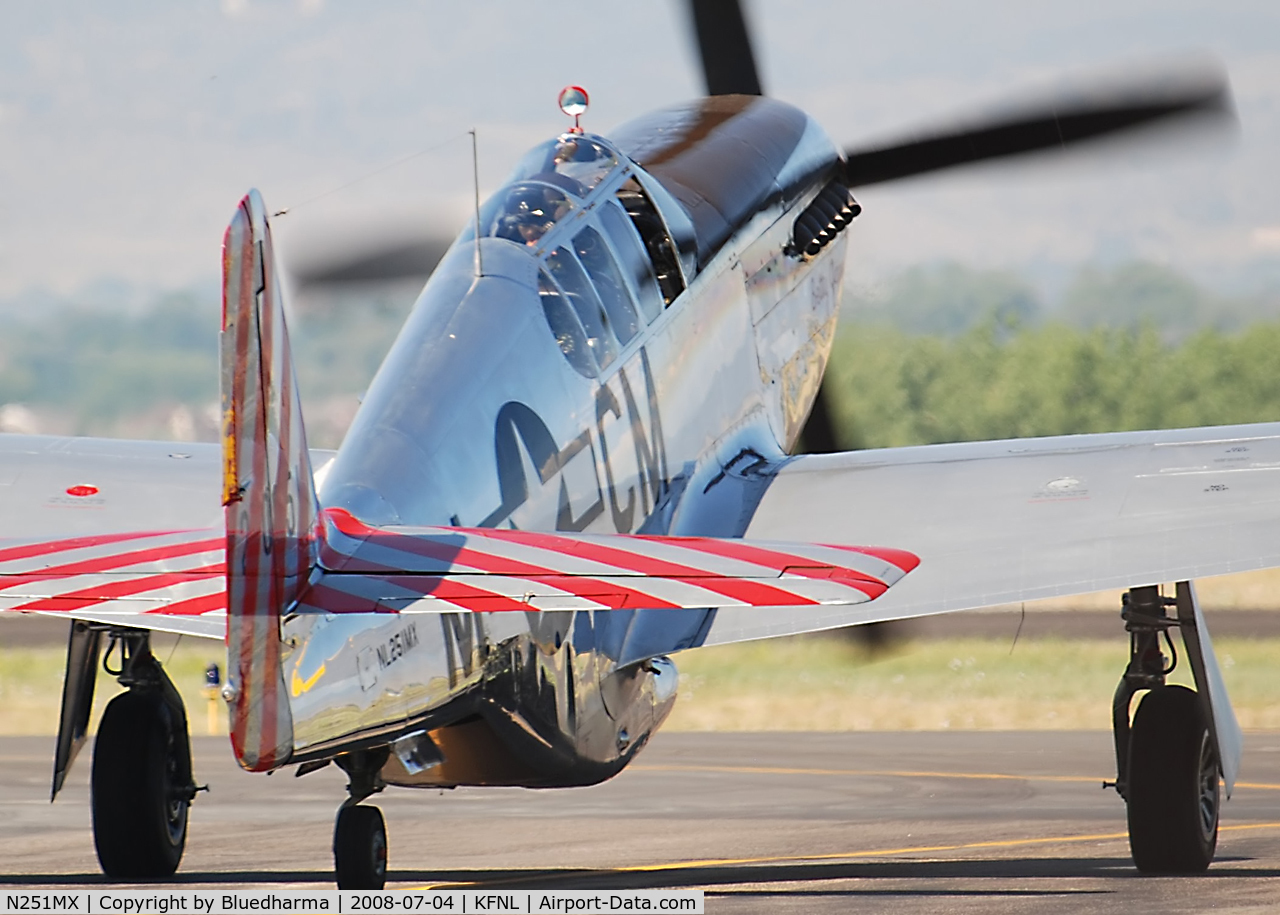 N251MX, 1943 North American P-51C-10 Mustang C/N 103-22730, Betty Jane Taxis out.