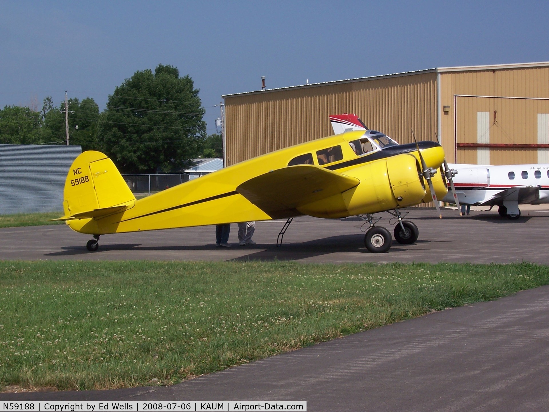 N59188, 1942 Cessna T-50 Bobcat Bobcat C/N 3084, Flight Breakfast at AUM