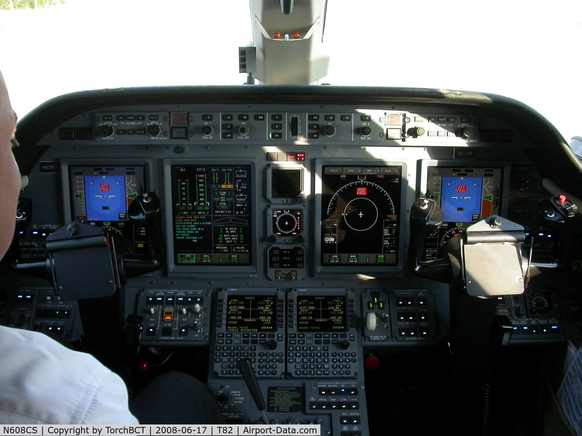 N608CS, 2006 Cessna 680 Citation Sovereign C/N 680-0063, Citation Sovreign Glass Cockpit