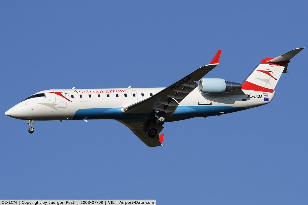 OE-LCM, 1997 Canadair CRJ-200LR (CL-600-2B19) C/N 7205, Bombardier Inc. Canadair CL 600-2B19