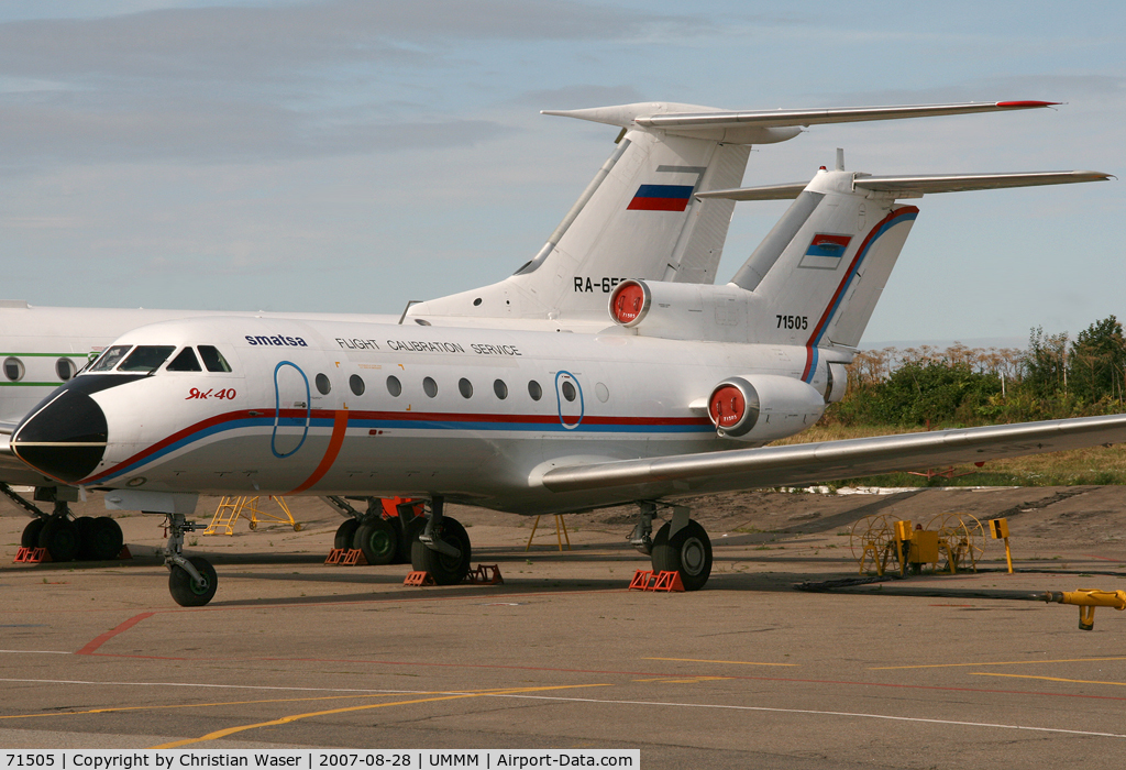 71505, Yakovlev Yak-40 C/N 9630849, Smatsa Yak-40