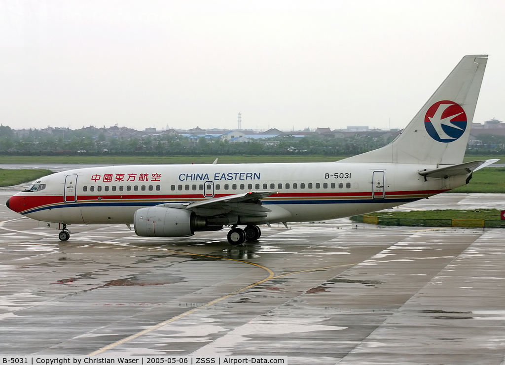B-5031, 2003 Boeing 737-79P C/N 28255, China Eastern