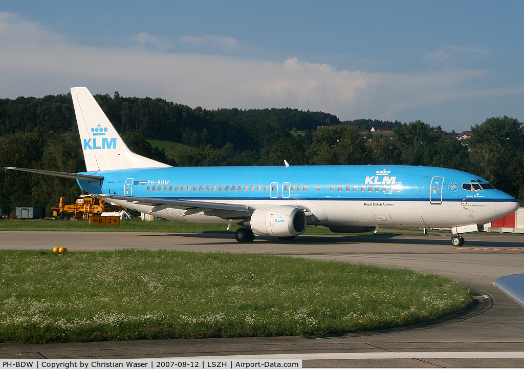 PH-BDW, 1990 Boeing 737-406 C/N 24858, KLM