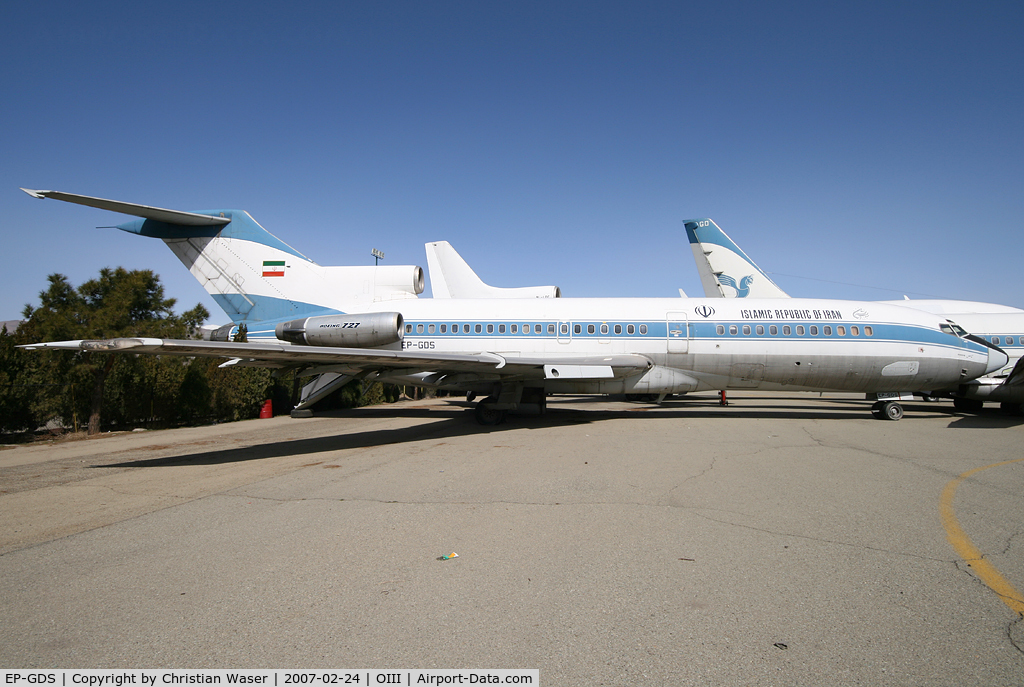 EP-GDS, 1967 Boeing 727-81 C/N 19557, Iran Government
