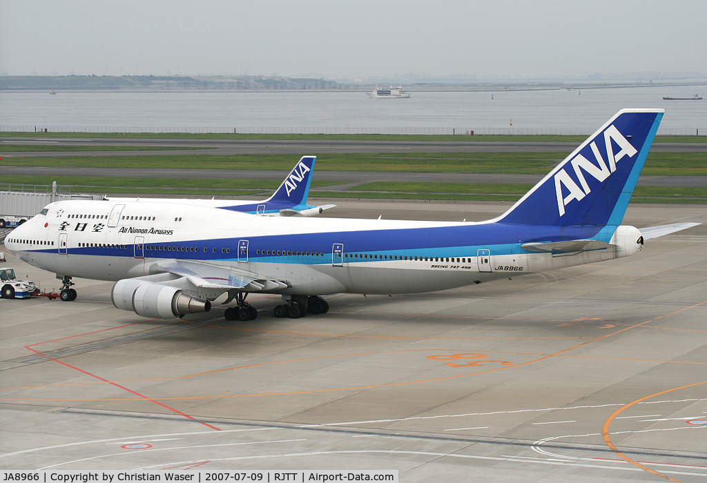 JA8966, 1995 Boeing 747-481D C/N 27442, ANA
