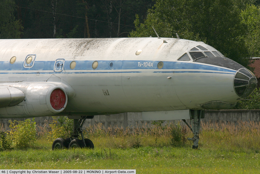 46, 1958 Tupolev Tu-104A C/N 8350705, Tu-104 (not Panavia Tornado)